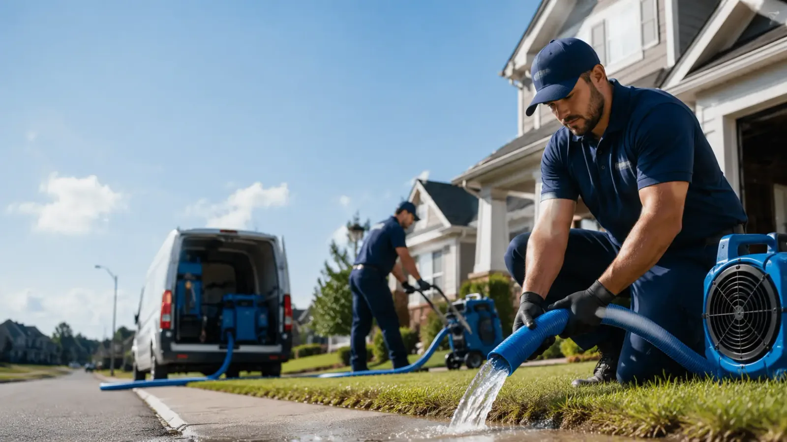 Flood Damage Restoration in Brooklyn, MS